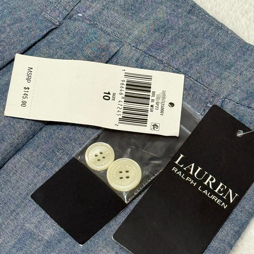 Lauren Ralph Lauren, Chambray Trousers - Picture 8 of 14